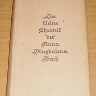 Buch: Die kleine Chronik der Anna Magdalena Bach, 1955, Fraktur Schrift