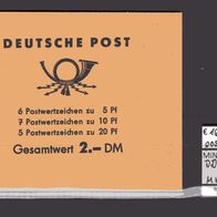 DDR 1960 Fünfjahrplan Markenheftchen MH-MiNr. 3 b 1 postfrisch