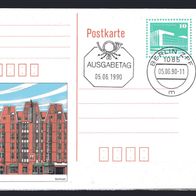 DDR 1990 Bildpostkarte Ganzsache P 91 gestempelt