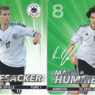 2x DFB Rewe Plastik Sammelkarte EM 2012