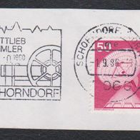 BRD Briefausschnitt mit Michelnr. 851 o Industrie und Technik