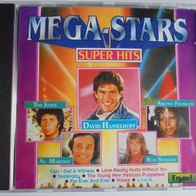 CD Mega-Stars Superhits (Hasselhoff, Jones, Franklin, Martino, Rod Stewart)