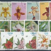 Cuba Blumen, gestempeltes Lot