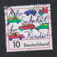 BRD Plattenfehler " Kinder im Strassenverkehr " Michelnr. 1954 f 1 o