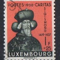 Luxemburg Kinderhilfe 1938 gestempelt 318 Topwert
