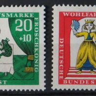 Wohlfahrtsmarken Deutsche Märchen Postwertzeichen 4 Briefmarken Postfrisch