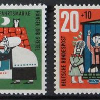 Wohlfahrtsmarken Deutsche Märchen Postwertzeichen Briefmarken Postfrisch 4 Stk