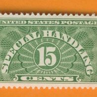 USA 1925 - 1955 Paketmarke Special Handling Mi.14 Postfrisch