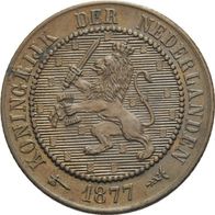 Niederlande 2 1/2 cents 1877 Schwert Utrecht " König Wilhelm III. (1849-1890) f. vz