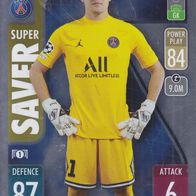 Paris Saint-Germain Topps Trading Card Champions League 2021 Keylor Navas Nr.137