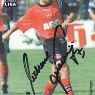 1. FC Nürnberg Autogrammkarte 1997 Michael Wiesinger