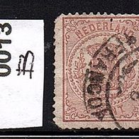 H006 Niederlande Mi. Nr. 13 B Reichswappen o <