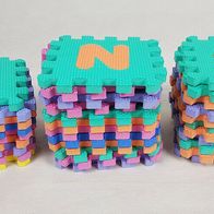 Puzzlematte Kinderteppich Spielteppich Spielmatte Schaumstoffmatte Zahlen Alphab