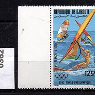 H038 Dschibuti Mi. Nr. 362 Olympische Sommerspiele 1984: Windsurfen * * <