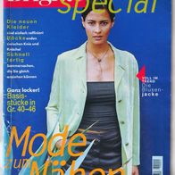 Brigitte 1999-01 Zeitschrift mit Arbeitsbogen ohne Schnittmusterbogen