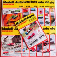 MAZ Modell-Auto-Zeitschrift 1998 13 Hefte inklusive Messeheft