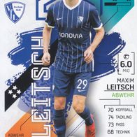 VFL Bochum Topps Match Attax Trading Card 2021 Maxim Leitsch Kartennummer 95