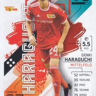 Union Berlin Topps Match Attax Trading Card 2021 Genki Haraguchi Kartennummer 64