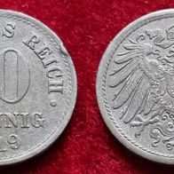 4508(10) 10 Pfennig (Kaiserreich) 1919 in ss ........... von * * * Berlin-coins * * *