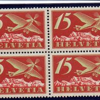 Schweiz postfrisch Michel Nr. 179x - Viererblock