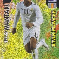 Panini Trading Card Fussball WM 2010 Sulley Muntari Nr.178 Star Spieler aus Ghana