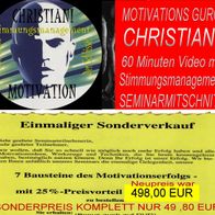 DVD mit Motivations - Guru "Christiano" Seminar