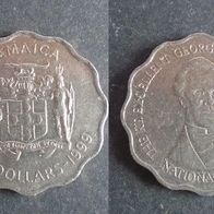 Münze Jamaica: 10 Dollar 1999