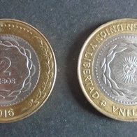 Münze Argentinien: 2 Pesos 2016