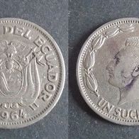 Münze Ecuador: 1 Sucre 1964
