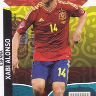 Panini Trading Card Fussball EM 2012 Xabi Alonso aus Spanien Nr.64