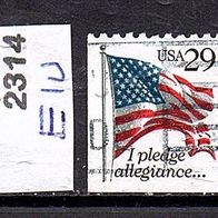 H242 USA - Vereinigte Staaten Mi. Nr. 2314 Elu Flagge o <