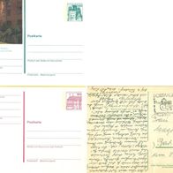 Ganzsache BRD Lot 4 Briefmarken 3 Karten