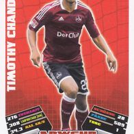 1. FC Nürnberg Topps Trading Card 2012 Timothy Chandler Nr.256