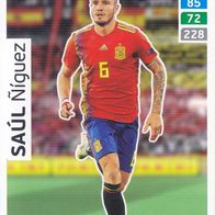 Panini Trading Card Road to Uefa EM 2020 Saul Niguez aus Spanien Nr.59