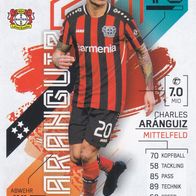 Bayer Leverkusen Topps Trading Card 2021 Charles Aranguiz Nr.245