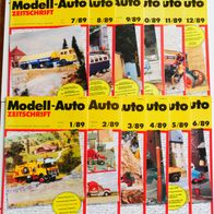 MAZ Modell-Auto-Zeitschrift 1989 12 Hefte