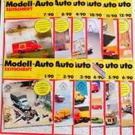 MAZ Modell-Auto-Zeitschrift 1990 12 Hefte