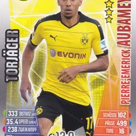 Borussia Dortmund Topps Match Attax Trading Card 2015 Pierre-Emerick Aubameyang Nr.88