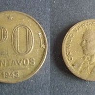 Münze Brasilien: 20 Centavos 1945