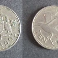 Münze Barbados: 10 Cent 1984