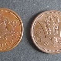 Münze Barbados: 1 Cent 1995