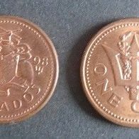 Münze Barbados: 1 Cent 1998
