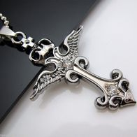 AH-07 Anhänger für  Halskette, Kreuz, Cross, Necklace Pendant Unisex