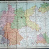 Deutschland, Besatzungszonen, Übersichtskarte, Landkarte, (T152)