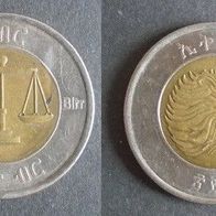 Münze Äthiopien: 1 Birr 2002