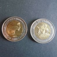 Münze Uganda: 1000 Shilling 2012 - Sondermünze - 50 Jahre Unabhängigkeit