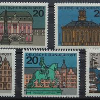 Sammlermarken Postwertzeichen 7 Briefmarken Postfrisch Deutsche Sehenswürdigkeiten