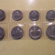 Vatikan 1930 - 1942 acht alte Münzen * *