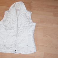 Damen-Steppweste "Fashion and Style" Gr. 36, weiss