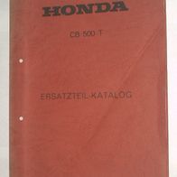 Honda - Buch - CB 500 T - Ersatzteil - Katalog - Parts - List - Handbuch - Manual